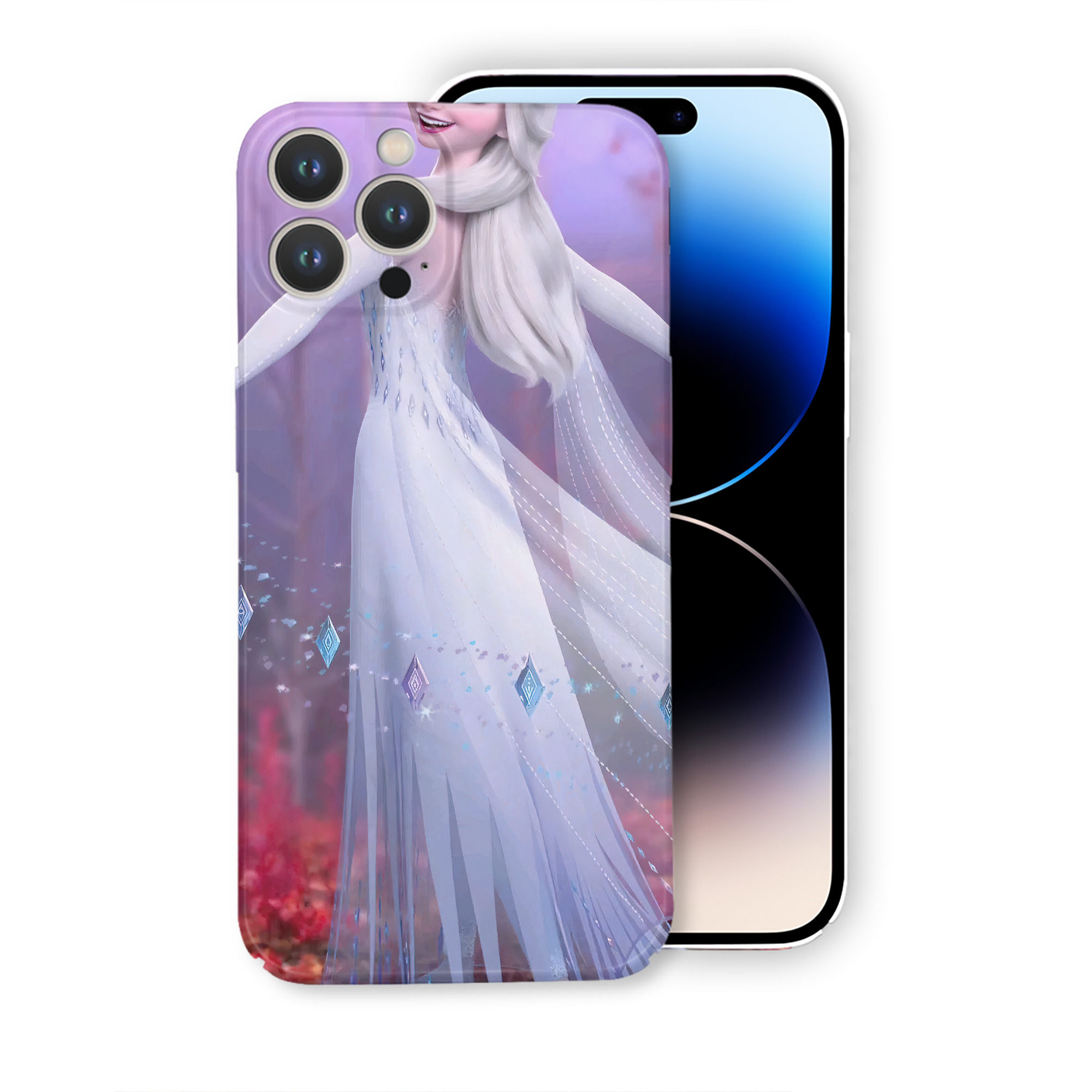 （画像用） アナと雪の女王 アンナ エルサ Frozen Anna Elsa 【iPhone 14シリーズ対応】ハードケース